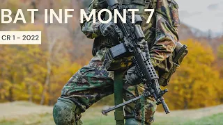 Armée Suisse - BAT INF MONT 7 - SIF 2022 - CR1