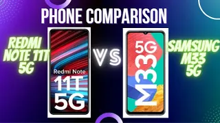 Samsung M33 5G vs Redmi Note 11T 5G | Latest Phones Comparison | Camera, Battery , Processor #viral