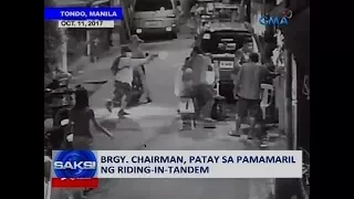 Saksi: Brgy. chairman, patay sa pamamaril ng riding-in-tandem