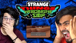 Strange Things In HEROBRINE SMP 😱 @GamerFleet @TechnoGamerzOfficial