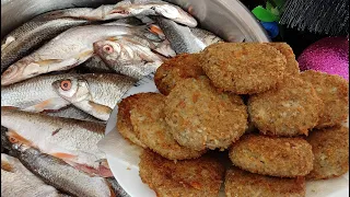 КОТЛЕТЫ ИЗ МЕЛКОЙ РЫБЫ/ Рыбные Котлеты.SMALL FISH CUTLETS / Fish Cakes.