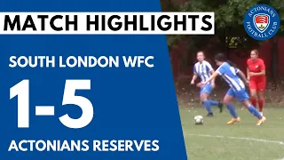 South London WFC v Actonians Reserves | Match Highlights | GLWFL 2020/21