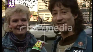 Interview mit DDR-Bürgern auf dem Kurfürstendamm, 1989