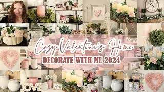 🩷 2024 COZY VALENTINE'S DECORATE WITH ME│DECORATING FOR VALENTINES DAY│VALENTINES  DECORATING IDEAS🩷