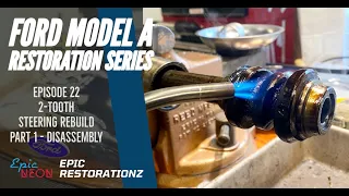 1930 Ford Model A 2-Tooth Steering Box Rebuild | Disassembly | Worm Gear | Steering Column