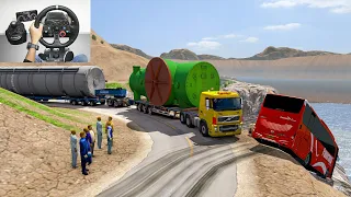 MEGA Transports | Double Heavy Cargo | Euro truck simulator 2 | Volvo truck with heavy cargo