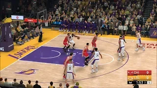 NBA 2K19 - Los Angeles Lakers vs Chicago Bulls - Gameplay (PC HD) [1080p60FPS]