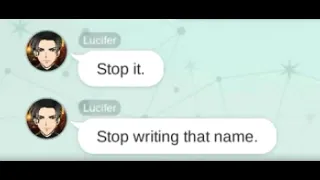 Lucifer Doesn't Want To See MC's Name (Obey Me!)