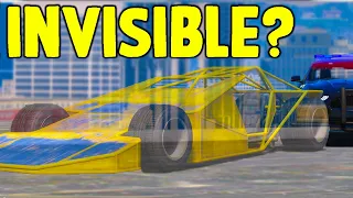 Invisible Flip Car VS Cops In GTA 5 RP