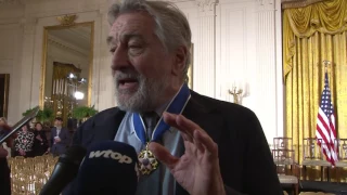 Robert DeNiro at the Medal of Freedom ceremony