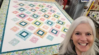 SUPER EASY "UP SQUARE DOWN SQUARE" QUILT TUTORIAL!