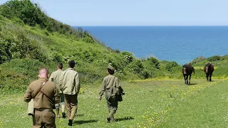 LA BAD COMPANY SUR LES PLAGES DU DÉBARQUEMENT EN NORMANDIE