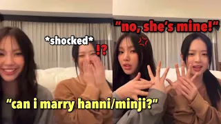 NewJeans HYEIN angry RESPONSE to bunnies asking to marry HANNI and MINJI