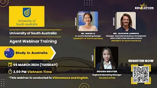 University of South Australia - Yes Education Agent Webinar Training