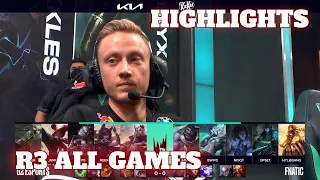 G2 vs FNC - All Games Highlights full Bo5  | Round 3 LEC 2021 Summer Playoffs | G2 Esports vs Fnatic