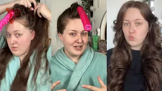 Ich teste die virale “Einhorn-Curls-Methode” von TikTok🫣