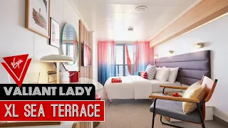 Virgin Voyages Valiant Lady | XL Sea Terrace | Full Walkthrough Room Tour & Review 4K