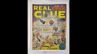 1949 Hillman Real Clue Crime Stories 37 aka vol 4 no 1 Pre Code Golden Age Comic Book (Peek Inside)