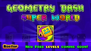 GEOMETRY DASH SUPER WORLD (LEVEL 1-8) ALL COINS [FANMADE]