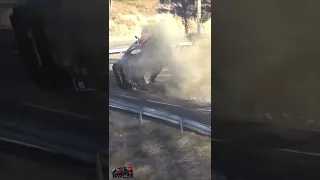 WRC Rally Car Crash - M2J11 - #Shorts #WRC #Rally #Car #Crash