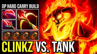 OP HARD CARRY Build Clinkz vs Tank 100% Rekt Armor Nobody Can Survive Dota 2