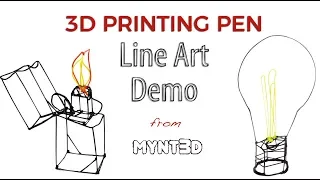 MYNT3D Project tutorial 3D pen Line Art Demo