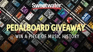 WORLD'S LARGEST PEDALBOARD GIVEAWAY 🎸💯| Win a Piece of History