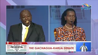 Martha Karua, Rigathi Gachagua declare their wealth | Deputy Presidential Debate