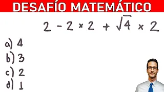 🧠 6 PREGUNTAS DE MATEMÁTICAS BÁSICA - DESAFÍO (NIVEL 1)