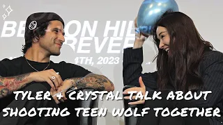 Tyler Posey & Crystal Reed talk about shooting together in Teen Wolf but also in the movie