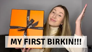 UNBOXING MY FIRST HERMES BIRKIN - MY DREAM HOLY GRAIL UNICORN BAG | Laine’s Reviews