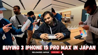 Buying 3 iPhone 15 Pro Max in Japan🇯🇵 || Indians in Japan ||