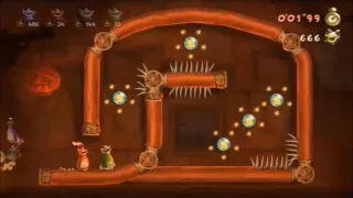 Rayman Legends Daily Challenge 24/9/16 - solo co-op 666 lums! + more clips