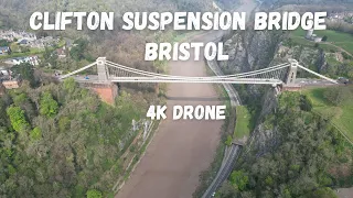 Clifton Suspension Bridge Bristol 4K Drone