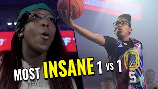 "I'M REALLY LIKE THAT!" Paige Bueckers & Flau'jae FREAK OUT Watching Top Hoopers Go 1v1 For CROWN 🔥