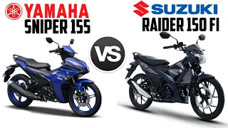 Yamaha Sniper 155 VS Suzuki Raider 150 fi | Comparison | Mileage | Top Speed | Price | Bike Informer