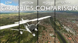 Microsoft Flight Simulator 2020 - Low vs Ultra GRAPHICS COMPARISON