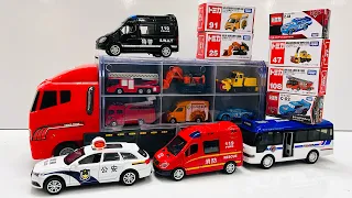 12 Type Tomica Cars ☆ Tomica opening and put in big Okatazuke convoy