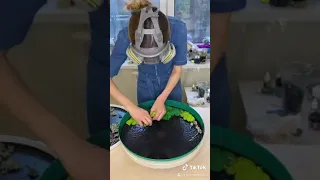 Resin Art DIY. Декор столика стабилизированным мхом, лишайником и многим необычным найденным в лесу