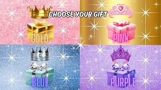 Choose Your Gift🎁4 Gift Box Challenge 3 good and 1bad 🤩 How Lucky Are You?🤔 #chooseyourgift #giftbox