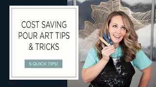 Cost saving pour art tips | Save money by reusing these supplies