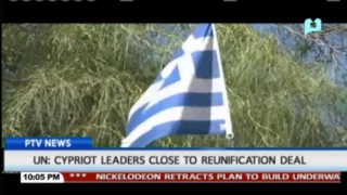 UN: Cypriot leaders close to reunification deal