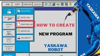 Yaskawa Robot Program|| How to Create New Program|| Welding Program|| Robot Yaskawa || Welding Robot