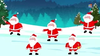 пять жира Санта | рождественская песня | Санта Клаус | Santa Claus Carol | Five Fat Santa