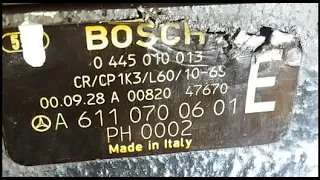 Part 2 Continued.  Bosch pump CP1 repair.