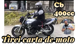 Tirei carteira de moto no Japão!!