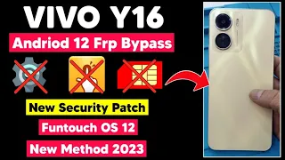 Vivo Y16 (V2204) Frp Bypass | Y16 Google Account Remove |  No Apk, No PC, No Sim | New Method 2023