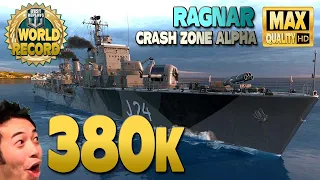Ragnar with insane 380k damage (WR) - World of Warships