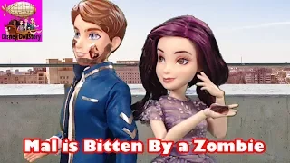 Mal is Bitten By a Zombie - Part 5 - Zombie Outbreak Descendants Project MC2 Disney