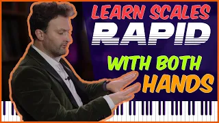 3 STEPS to QUICKLY learn PIANO SCALES both hands together